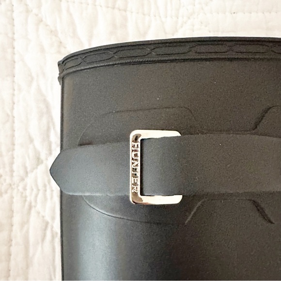 NEW HUNTER Original Tall Rain Boots Black 9 NWOT - Picture 7 of 9